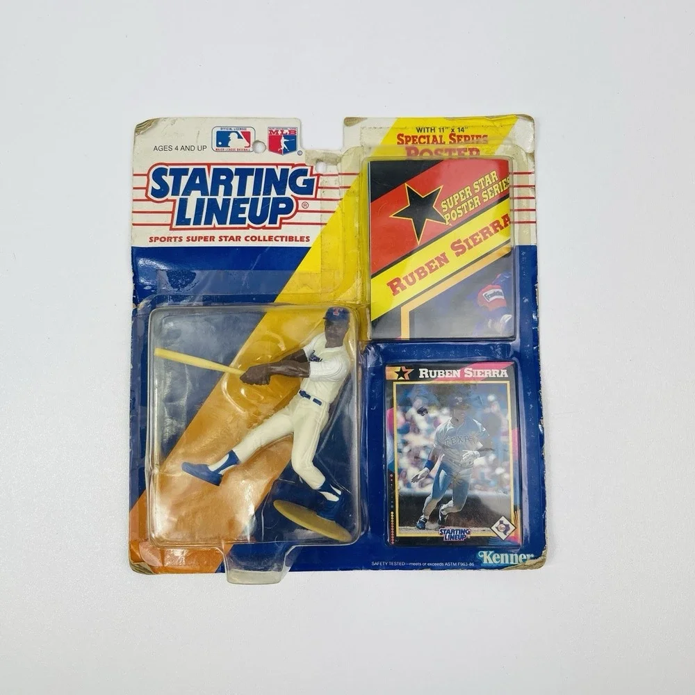 Ruben Sierra Texas Rangers Kenner Toys Starting Lineup MLB 1992